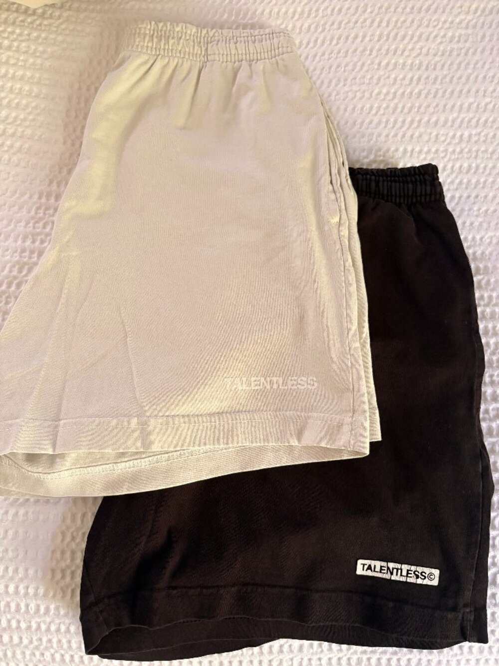 Bundle of 2 Talentless Mens Cotton Shorts Size L